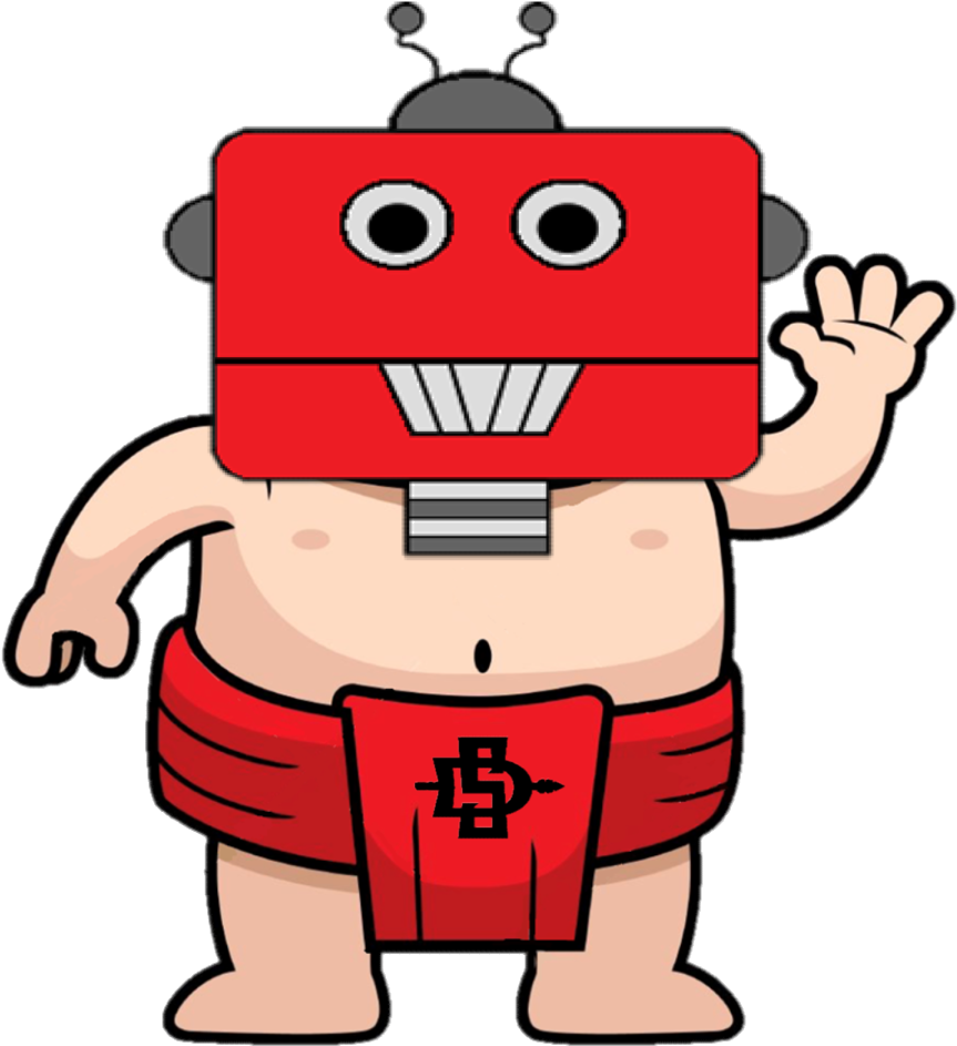 Mini Sumo Robot Competitor - Cute Sumo Wrestler Cartoon (1000x970)