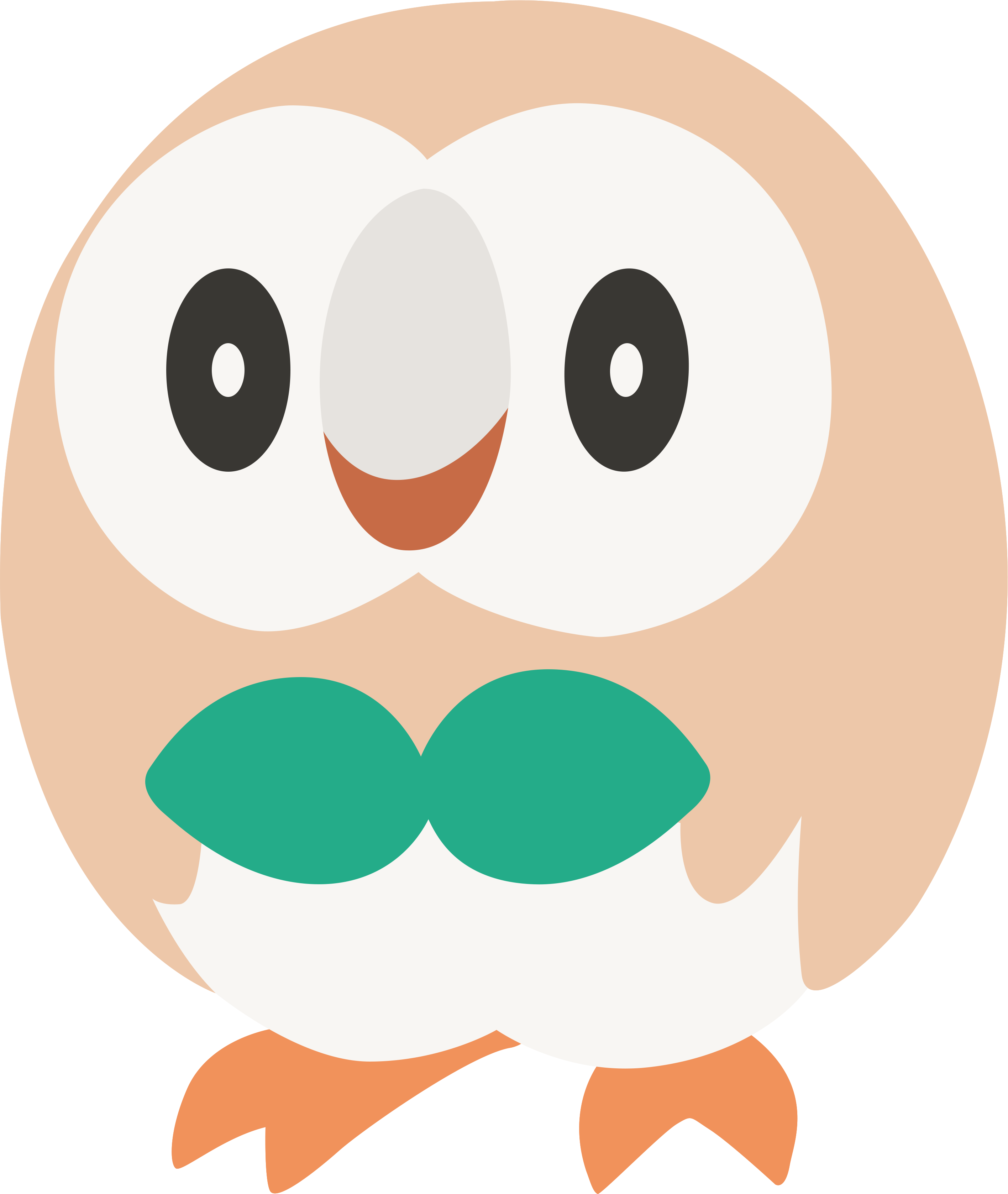 Sumo Spoiler[sumo Spoiler] My Minimalist Rowlet - Rowlet (2832x3354)