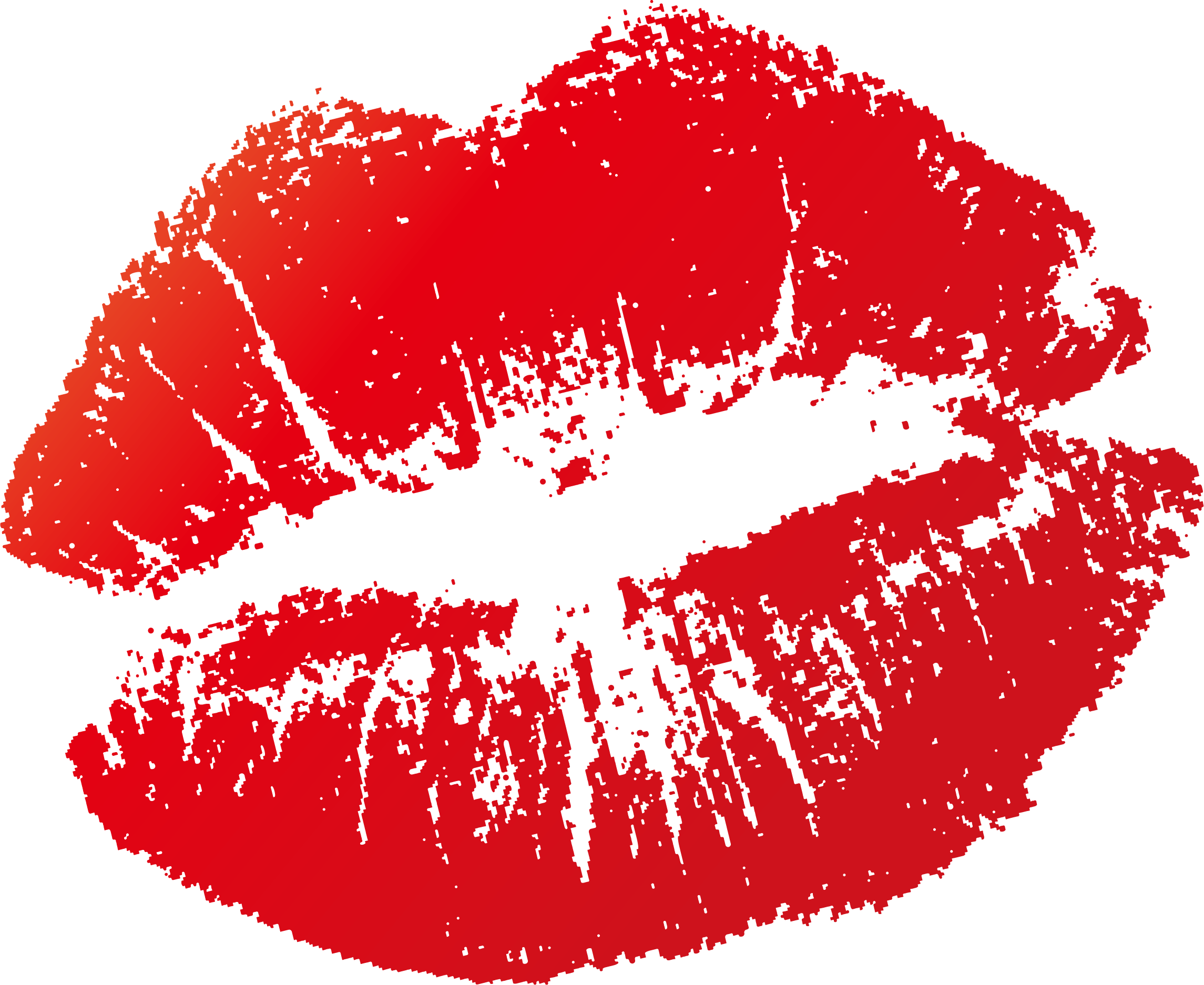 Lip Kiss Euclidean Vector Clip Art - Rose Gold Lips (2290x1874)