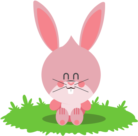 Bunny Cartoon - Menino Feliz Desenho (550x550)