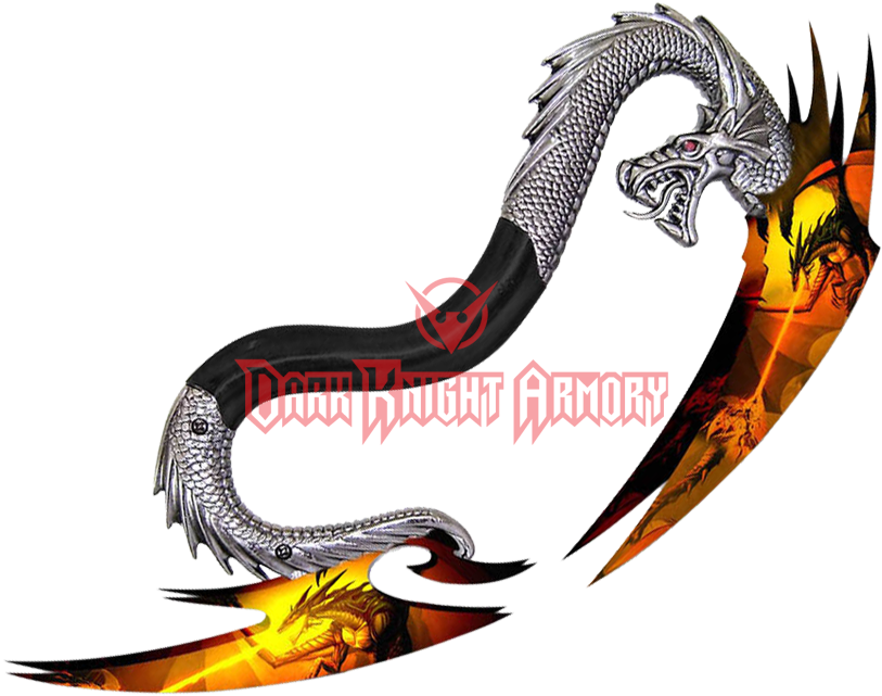 Fire-breathing Dragon Wing Blade - Portable Network Graphics (850x850)