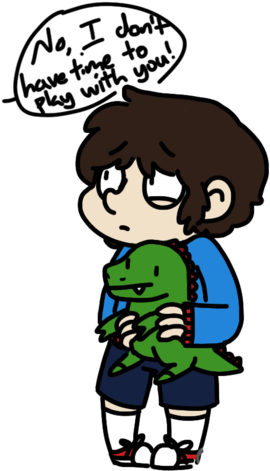 No Playtime For Michael By Psychedelic-weirdo - Cartoon (400x495)