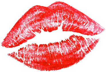 Kissing Clipart Lip Gloss - Buyartforless Can Cs2220 24x16x1.5 Gwrap Canvas Walk (400x400)
