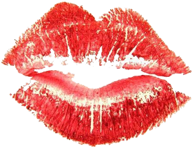 Kisses Clipart Lip Gloss - Lipstick Kiss Transparent Background (500x334)