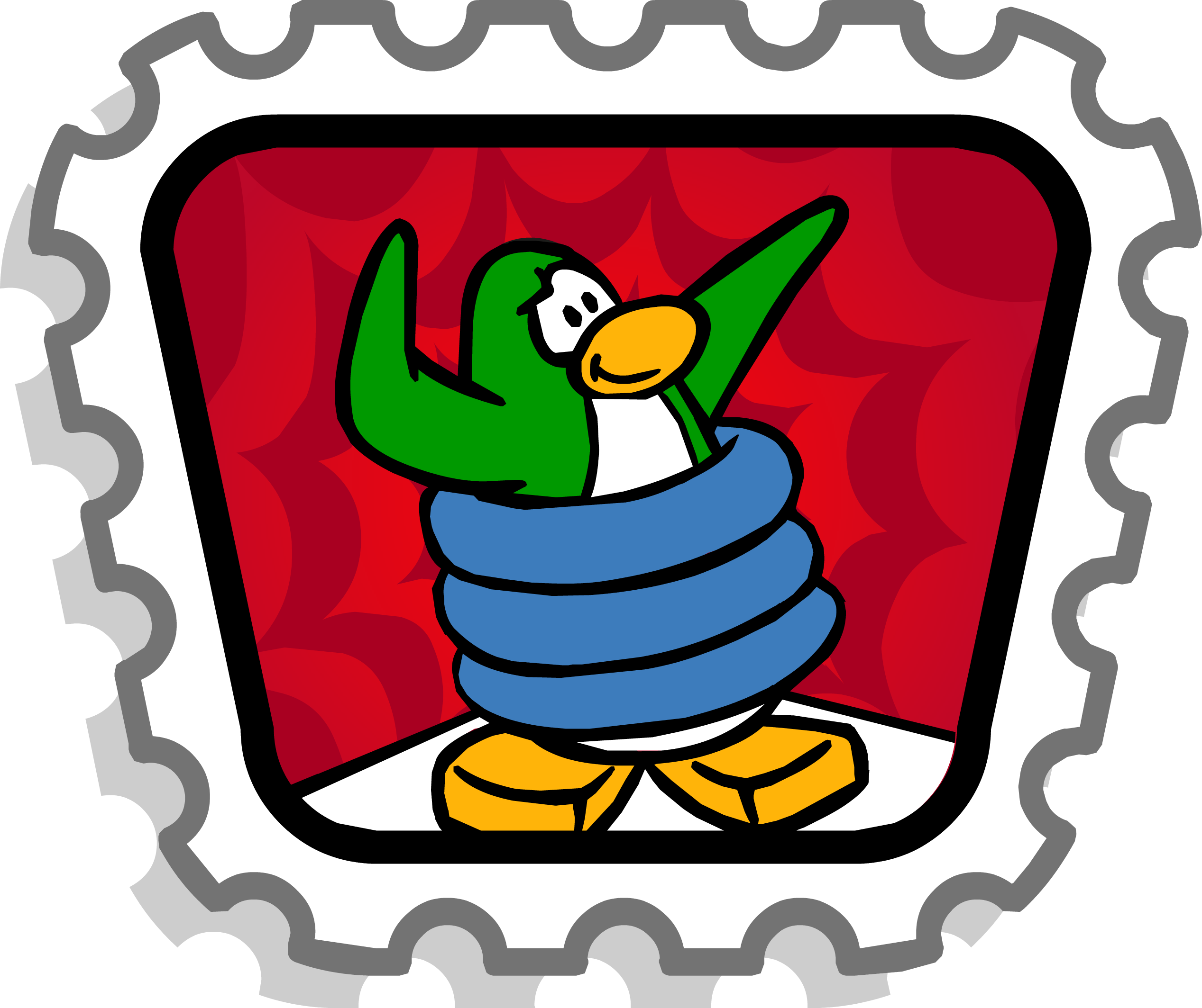 Information - Club Penguin Insanity Stamp (2535x2128)