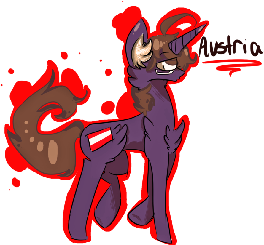 Austria Mlp By Raccoondeathpaw - Cartoon (932x857)