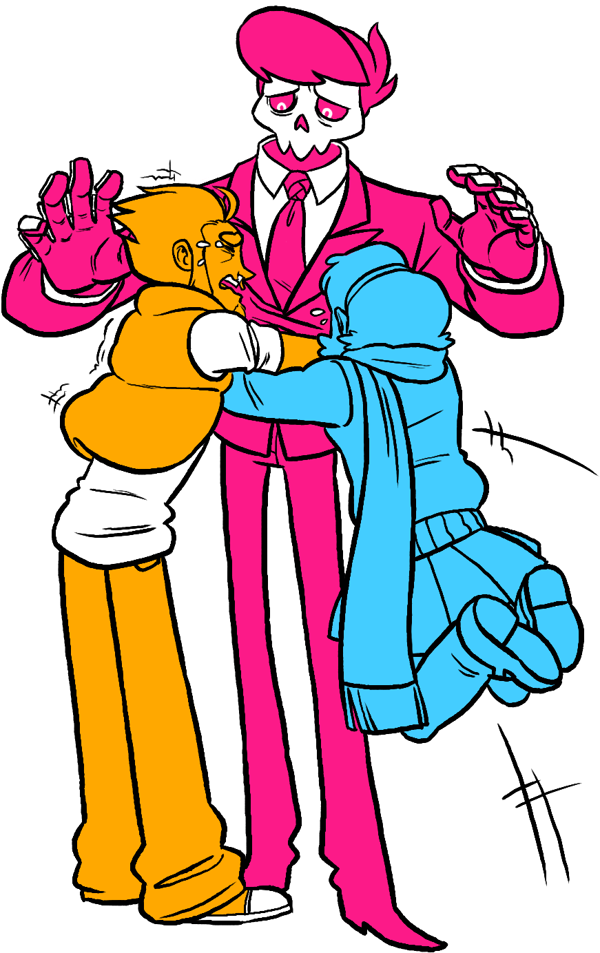 They All Need To Be Happy Again - Cartoon (1000x1483)