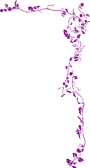 Floral Border Clip Art (318x590)