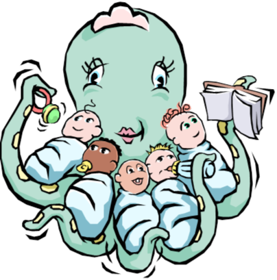 Octopus Holding Babies (404x409)