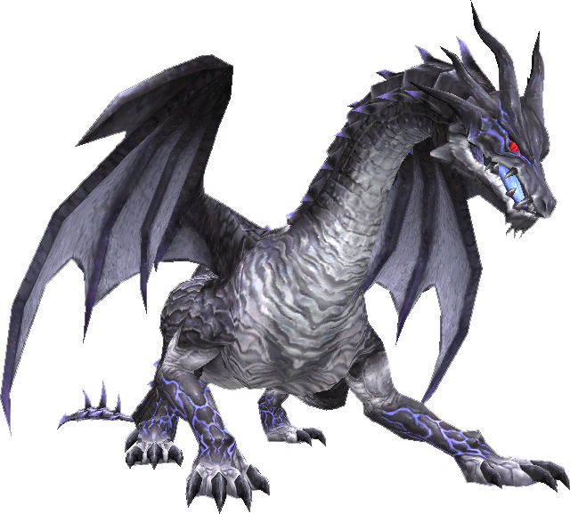 Cartoon Fire Breathing Dragon Download - Final Fantasy Wyrm (640x578)