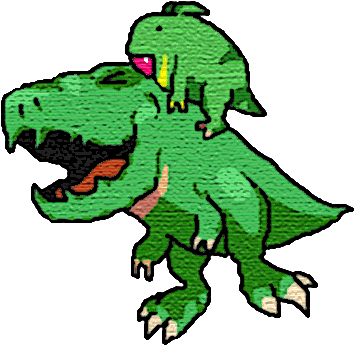 Playtime For Drago's - Mother 3 Drago Sprite (480x447)