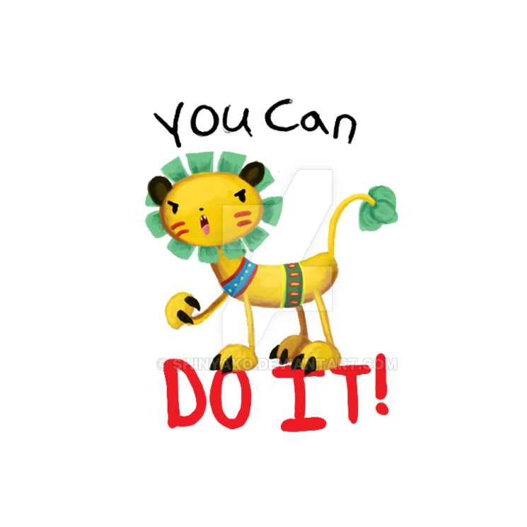 Growling Lion Encouragement Button By Shinyako - Animal Figure (800x795)