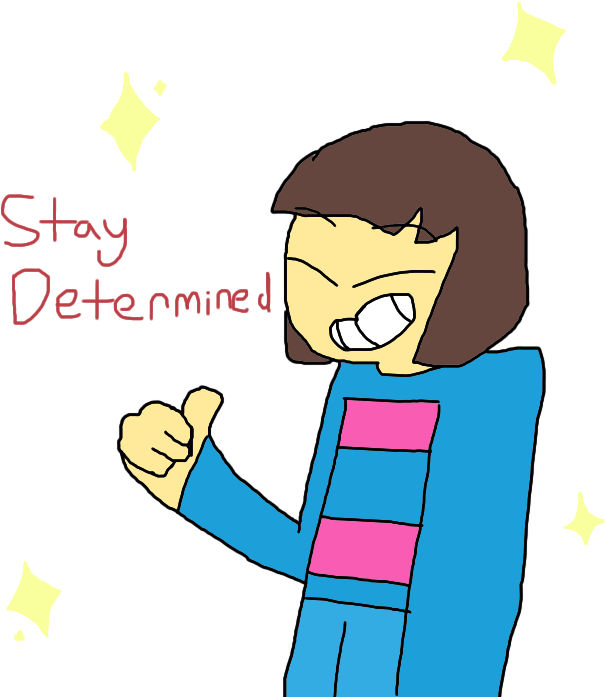 Undertale Encouragement 1 By Sweaterstuckweather - Cartoon (668x730)