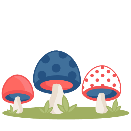 Polka Dot Mushrooms Svg Scrapbook Cut File Cute Clipart - Scalable Vector Graphics (432x432)