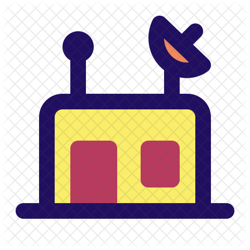 Space Station Icon - Filled Line Icons (512x512)