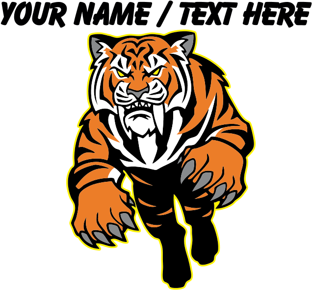 Custom Tiger Mascot Teddy Bear - Bengal Tiger Shower Curtain (700x700)