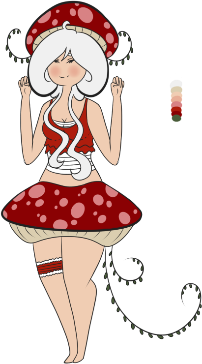 Mushroom Princess [ Laani ] By Navicii - Jumping Girl (440x765)