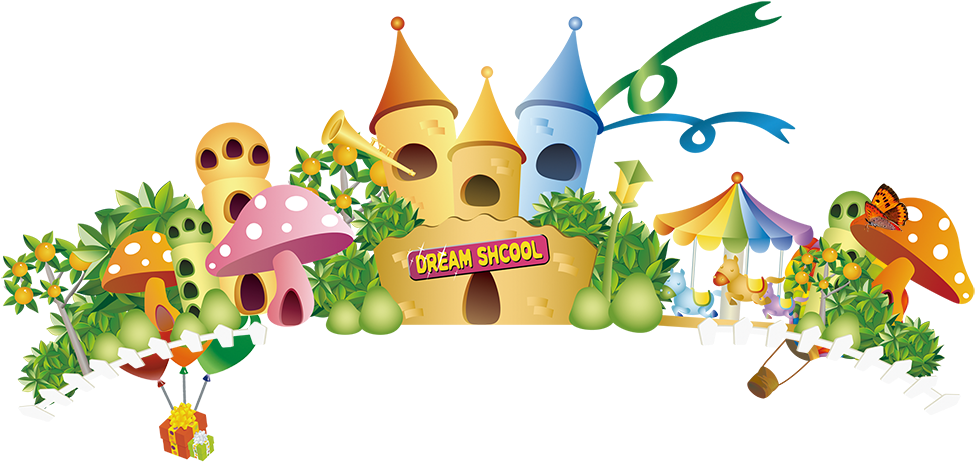 Dream World Cartoon Amusement Park - Dream Kindergarten (1028x545)
