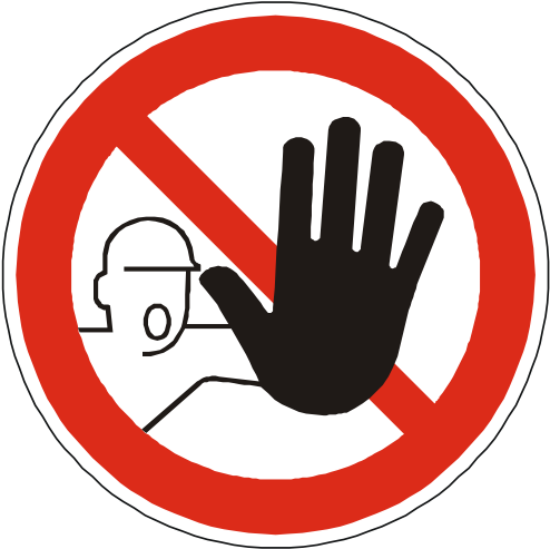 No Admittance Sign - Stop (512x512)
