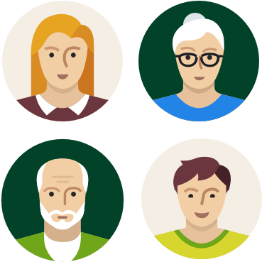 Thoughtful Online Discussion With Other Book Club Members - Cartoon (392x392)