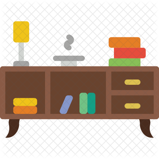 Bookshelf Icon - The Noun Project (512x512)
