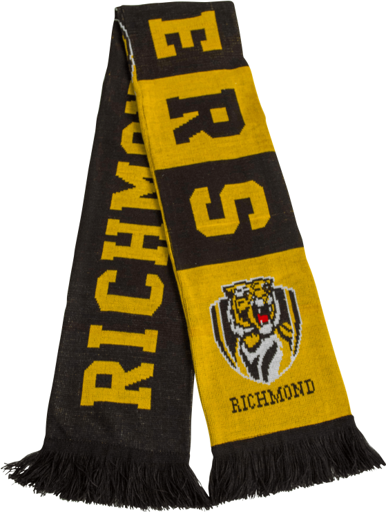 Richmond Tigers Banner Jacquard Scarf - Richmond 2018 Membership Scarf (740x740)