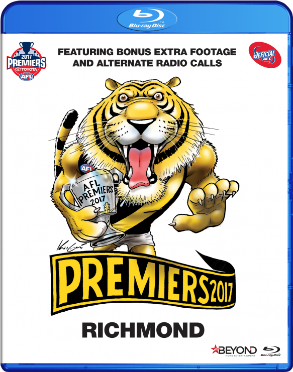 Richmond Tigers 2017 Premiers Bluray Dvd - Afl Premiers - 2017 Richmond - Dvd (740x740)