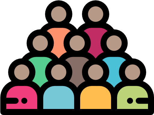 Community Be A Positive Impact In Our Community&nbsp - Multitud Png Icon (512x512)