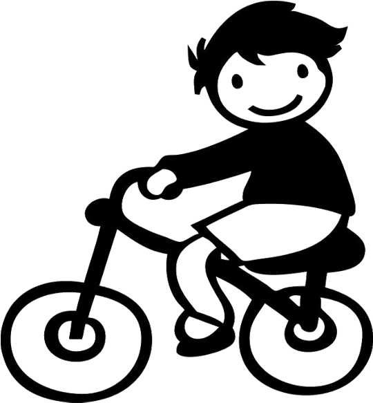 Nene Triciclo $4 - Niño En Triciclo Para Colorear (600x600)