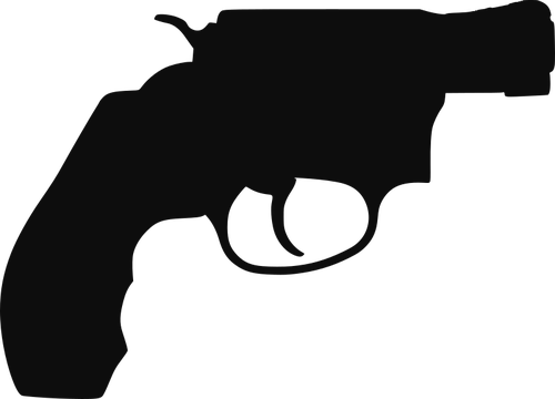 Bank Job - Pistol Silhouette (500x360)