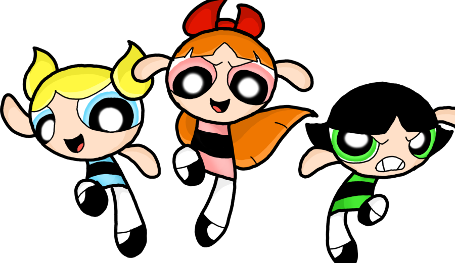 Powerpuff Girls 2 By Nostalgiaattack - Cartoon (900x521)