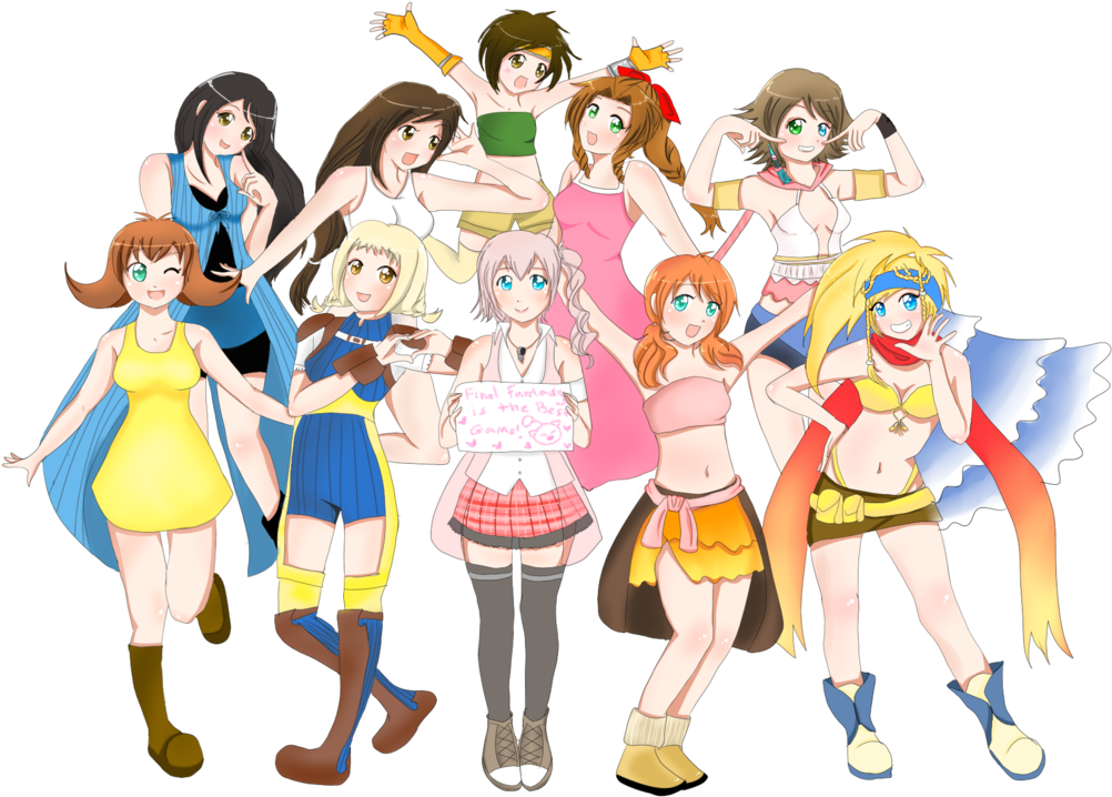 F F Girls By Loletta91 - Yuffie Kisaragi (1013x788)