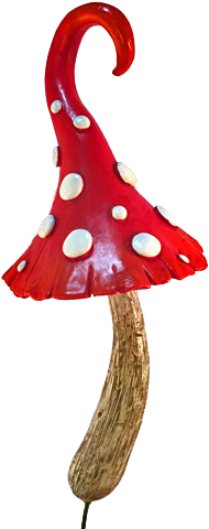 Enchanted Miniature Red Mushroom For A Miniature Fairy - Glitzglam Magical Miniature Mushroom Collection - 4 (500x500)