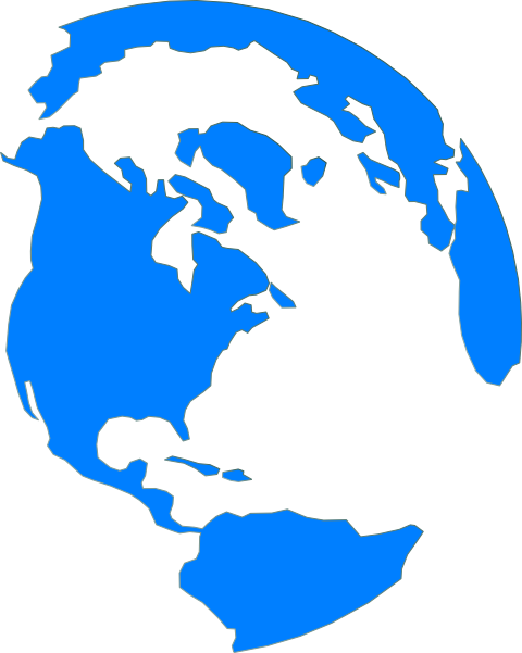 Globe Clip Art Black And White (480x601)