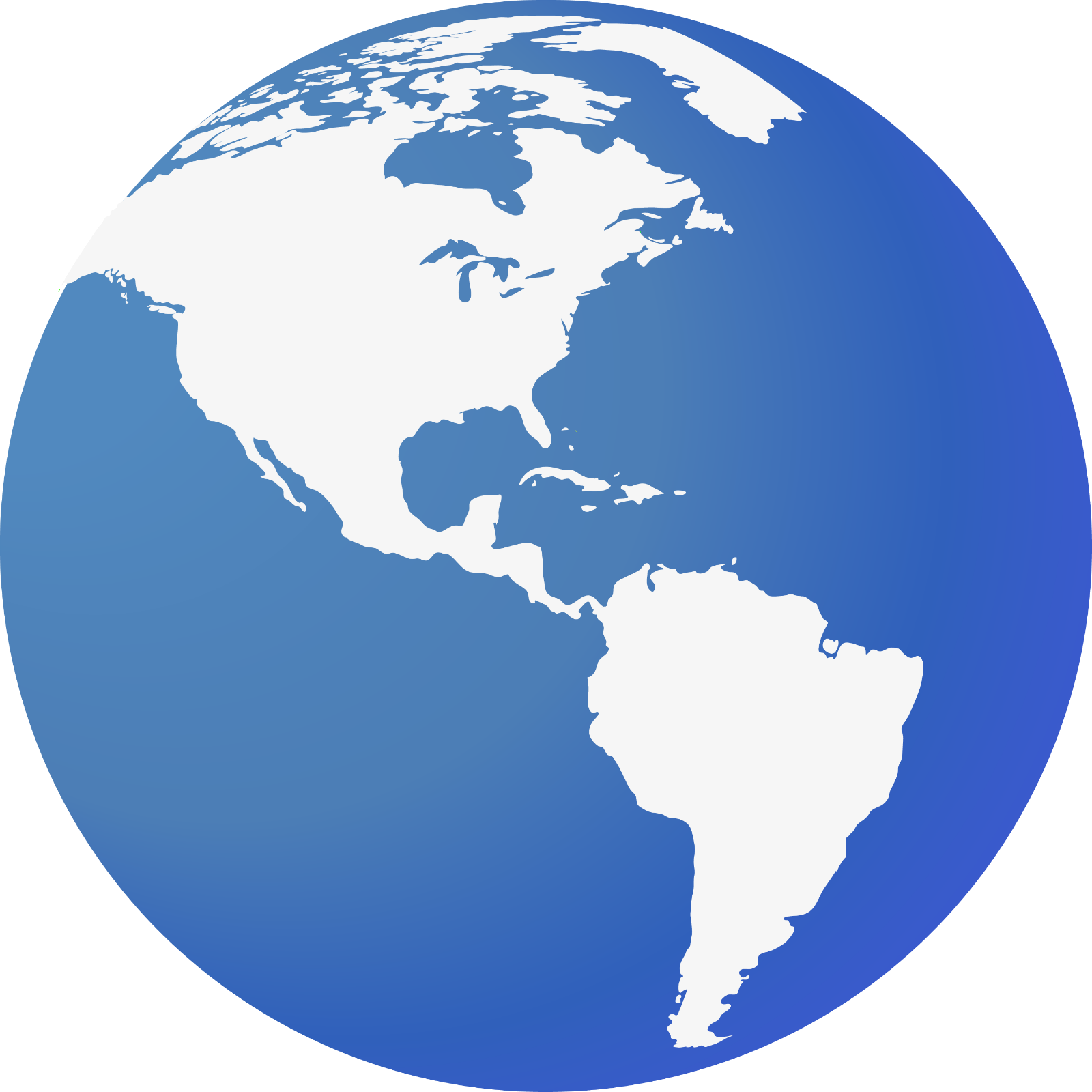 Blue Globe Logo For Kids - Map Projections: A Working Manual (1600x1600)