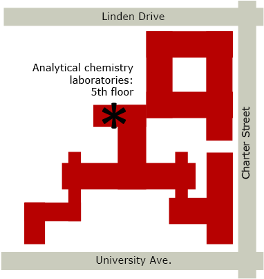 Map Of Medical Sciences Center Building - Uw Madison Chemistry Building Map (400x435)