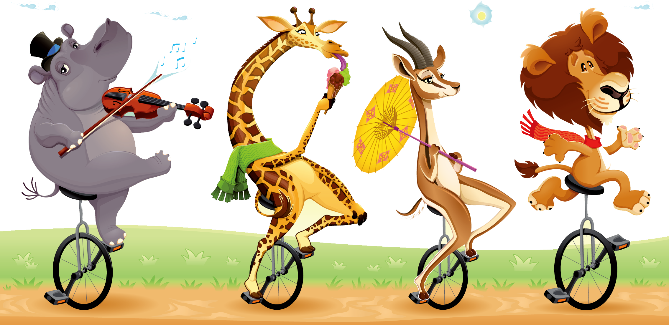 Circus Cartoon Humour Illustration - Circus Cartoon Humour Illustration (2268x1134)