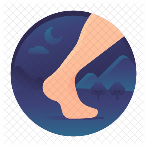 Foot Icon - Crescent (512x512)