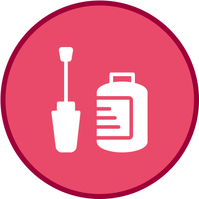 Friendly And Courteous Staff - Emblem (419x419)