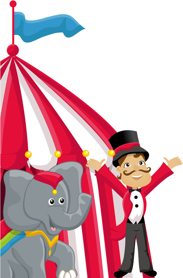 Passatempo Da Ana - Circus Invitation Template (644x958)