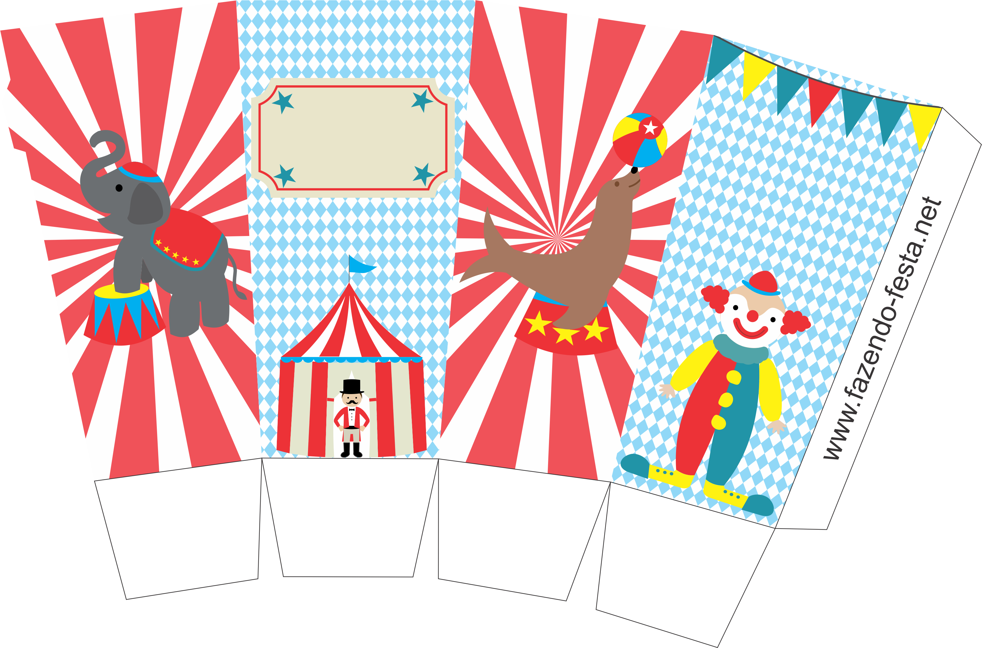 Net/kit Festa Infantil Gratuitos/kit Festa Circo Completo - Party (3338x2202)