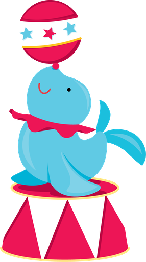 Boneco - Animales De Circo Png (286x514)