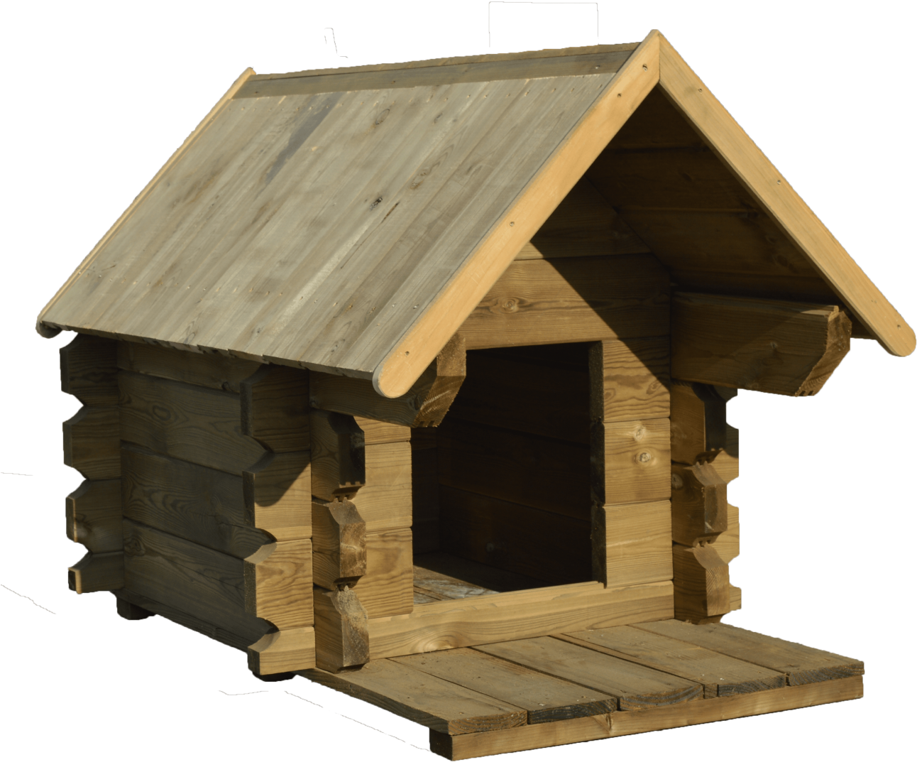 Caseta Para Perro With Caseta Para - Log Cabin (1330x1330)