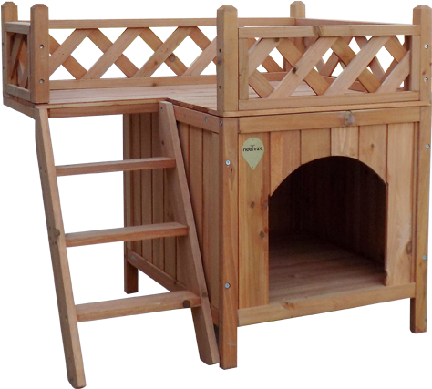 Trendy Casa Para Perro Nobleza Cm De Alto Estructura - Casetas Para Perros Con Terraza (700x753)