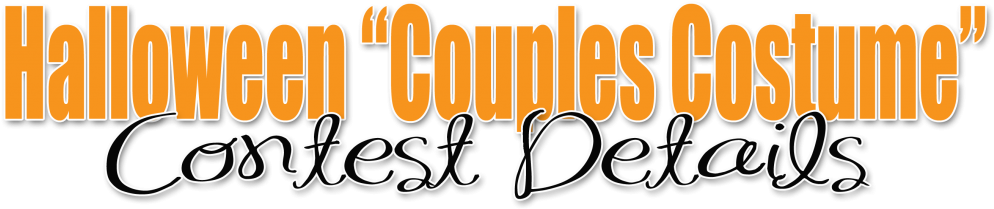 Halloween Couples Costume - Affiche Concours De Belote (1024x229)