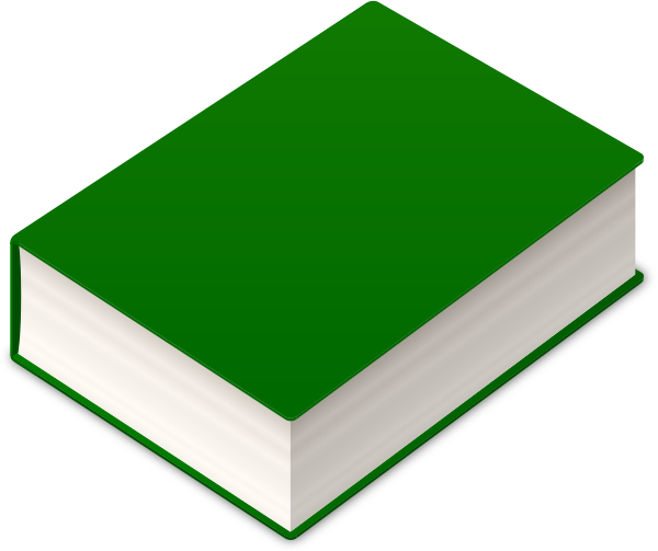 Book2 Icon Dark Green Vector Data - Clip Art Book Green (600x503)
