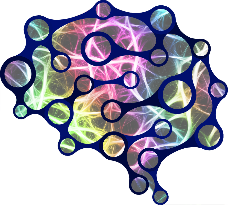 This Metaphor Allows Me To Portray The Complex, Back - Giclee Print: Colorful Neurons Nerve Healthy Modern (891x800)