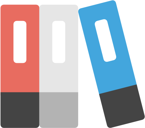 Business Icon Flat Png Download - Library Flat Png (512x512)