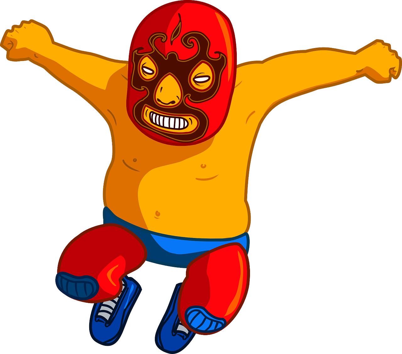 Komal Vs Marco In Board Games - Luchador Clipart (1280x1126)