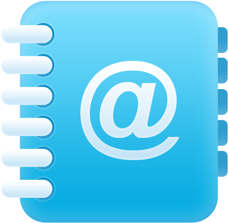 Collection Of Phone Book Icons Free Download - Address Book Icon (512x512)